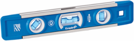 9 Inch Magnetic Torpedo Level 2 Pack, Accuracy .0005, 3 Vials