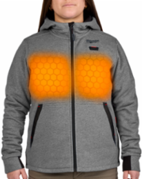 M12™ Women's Heated Hoodie - Gray M