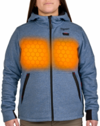 M12™ Women's Heated Hoodie - Blue XS