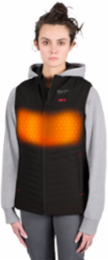 M12TM Women s Heated AXISTM Vest - Black Large, 8-Hour Battery Life, 2 Heat Zones