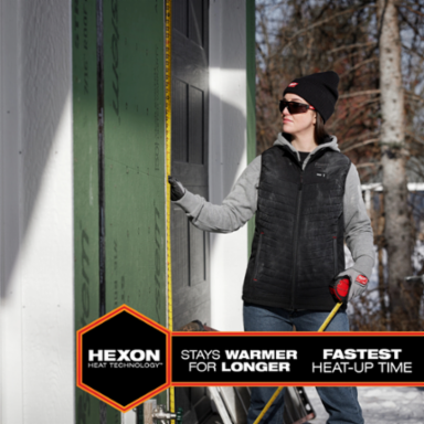 M12 Women's Heated AXIS Vest - Medium, 2 Heating Zones, Water Resistant
