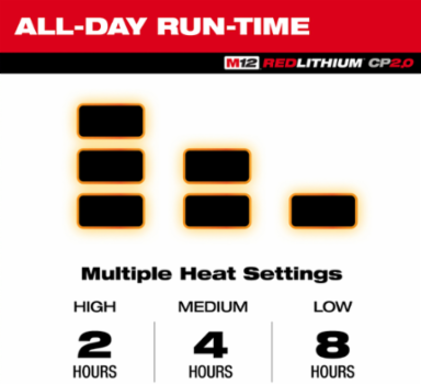 M12 Women's Heated AXIS Vest - Medium, Gray, Waterproof, 2 Heat Zones