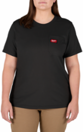 Women's GRIDIRON™ Pocket T-Shirt - Short Sleeve Black XL