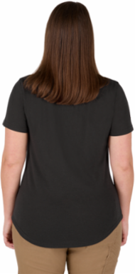 Women's FREEFLEX™ Hybrid Tee - Short Sleeve Black XL