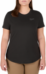 Women's FREEFLEX™ Hybrid Tee - Short Sleeve Black XL