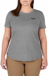 Women's FREEFLEX™ Hybrid Tee - Short Sleeve Gray XL
