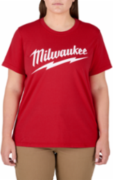 Women's GRIDIRON™ Logo Tee - Short Sleeve Red 2X
