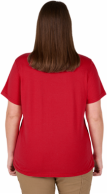 Women's GRIDIRON™ Logo Tee - Short Sleeve Red XS