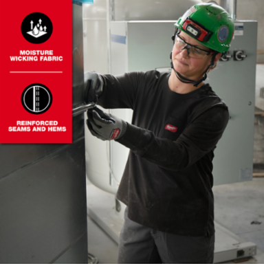 Women's GRIDIRON™ Pocket T-Shirt - Long Sleeve Blue 2X
