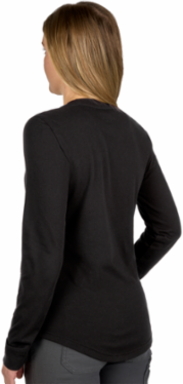 Women's FREEFLEX™ Hybrid Tee - Long Sleeve Black M
