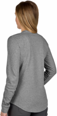 Women's FREEFLEX™ Hybrid Tee - Long Sleeve Gray XL