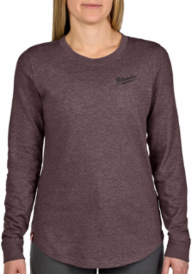 Women's FREEFLEX™ Hybrid Tee - Long Sleeve Purple 2X