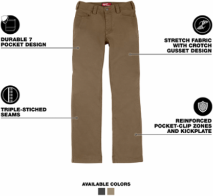 Women's Work Pants - Khaki 8