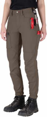 Women's GRIDIRON™ Double Knee Jogger Pants - Brown 2