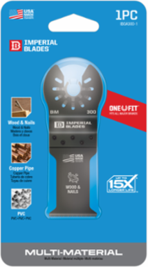 One FitTM 1-1/4 Inch Bi-Metal Oscillating Blade for Wood & Nails
