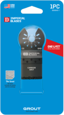 One Fit 1-1/4 Inch Carbide Grit Plunge Cut Blade - Universal Compatibility