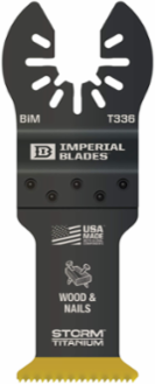 One Fit 1-1/4 Inch Storm Titanium Oscillating Blade, Bi-Metal