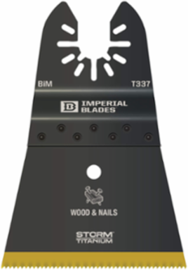 2-1/2 Inch Storm Titanium Oscillating Blade, Bi-Metal, For Wood & Nails