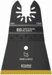 2-1/2 Inch Storm Titanium Oscillating Blade, Bi-Metal, For Wood & Nails