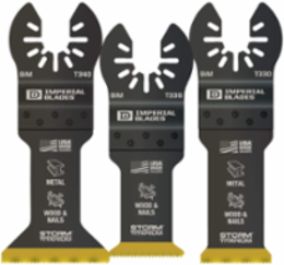One Fit™ Storm Titanium Oscillating Blade Set, 3-Piece (1.75", 1.25", 1.125")