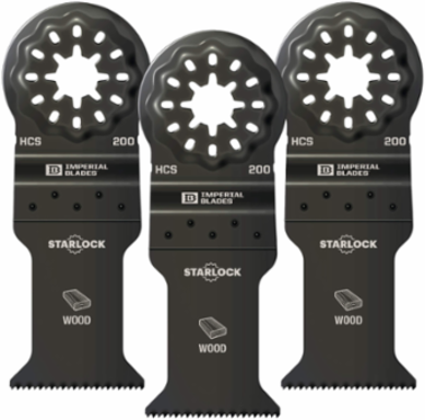 StarlockTM 1-3/8 Inch HCS Standard Wood Blade, 3 Pack