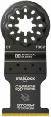StarlockTM 1-3/8 Inch Carbide Extreme Titanium Metal Blade, Bi-Metal
