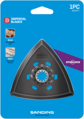 Starlock™ 3-1/2 Inch Oscillating Triangle Sanding Pad, Hook & Loop