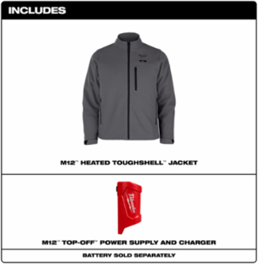 M12 Heated TOUGHSHELL Jacket 2X-Large with HEXON HEAT TECHNOLOGYTM