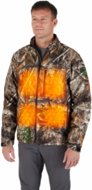 M12 Heated QUIETSHELL Jacket 2X - Camo, 3 Heat Zones, 12 hrs Battery Life