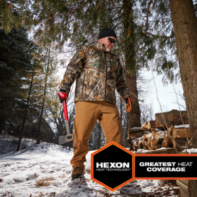 M12 Heated QUIETSHELL Jacket 3X - Polyester, Waterproof, 3 Heat Zones