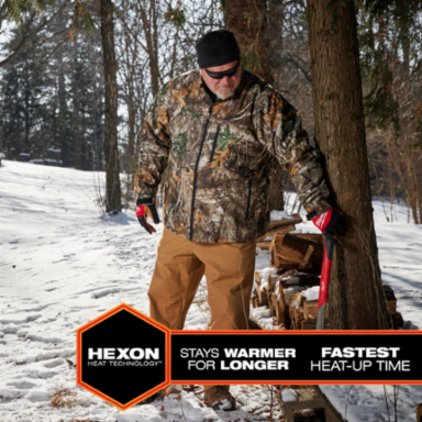 M12 Heated QUIETSHELL Jacket 3X - Polyester, Waterproof, 3 Heat Zones