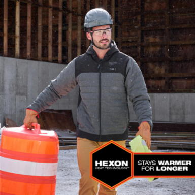 M12 Heated AXIS Jacket Kit - Black, Size Small, 3 Heat Zones, Water Resistant