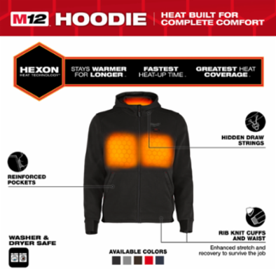M12™ Heated Full-Zip Hoodie
