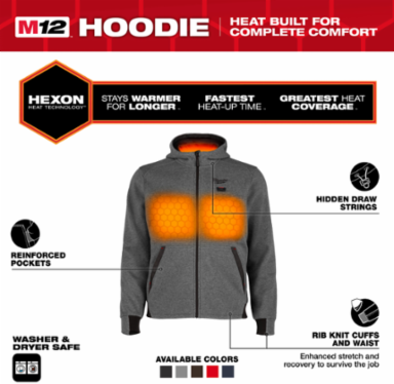M12™ Heated Full-Zip Hoodie