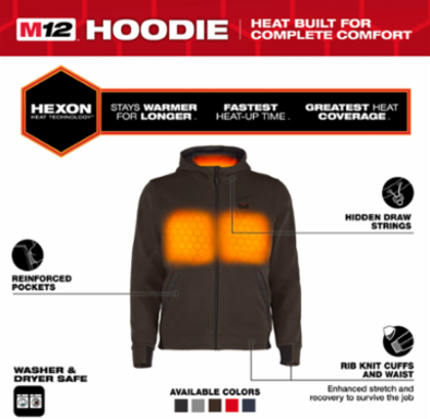 M12™ Heated Full-Zip Hoodie