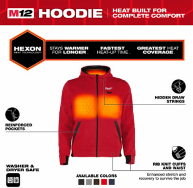 M12™ Heated Full-Zip Hoodie