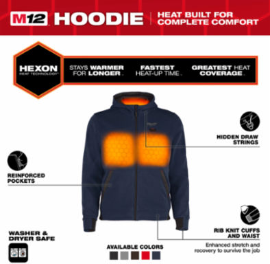 M12™ Heated Full-Zip Hoodie