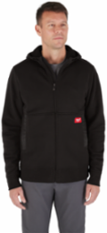 GRIDIRON™ Full-Zip Hoodie - Black, Size S, 3 Pockets, Heavyweight Fabric