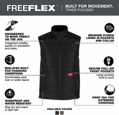 FREEFLEX™ Lightweight Insulated Vest Black L