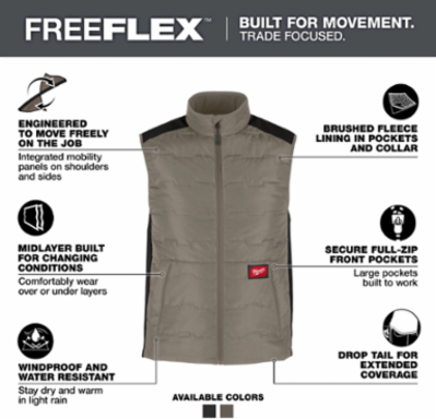 FREEFLEX™ Lightweight Insulated Vest Brown S