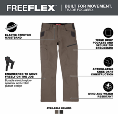 FREEFLEX™ Tech Pants - Brown 3032