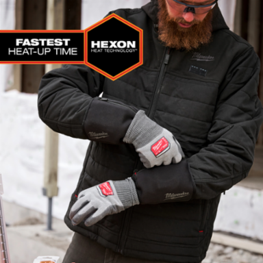 Heated Work Glove Liners - Black S