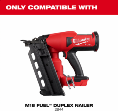 Milwaukee® 8D 2-1/4” x .131” Collated Duplex Nails