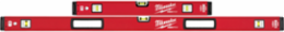 24 Inch & 48 Inch REDSTICK Magnetic Box Level Set, 3 Vials, Aluminum