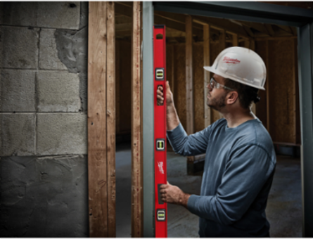 48 Inch Magnetic I-Beam Level, Aluminum Frame, 0.0005" Accuracy