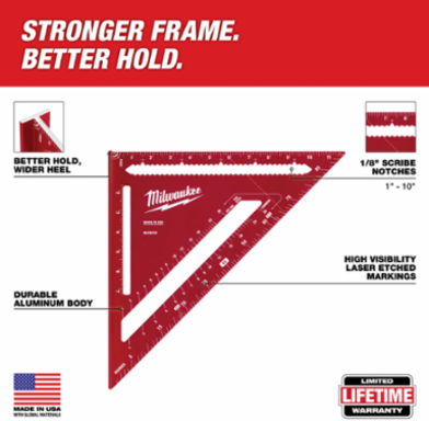 12" Rafter Square