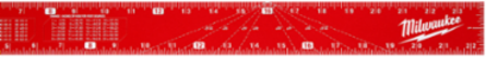 16 Inch x 24 Inch Anodized Aluminum Framing Square, High Visibility Markings