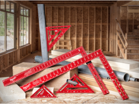 Aluminum Framing Square 400mm x 600mm, 16 Inch Length, High Visibility Markings