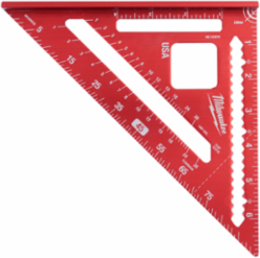 7 Inch Magnetic Rafter Square with Rare Earth Magnets & High Visibility Markings