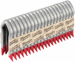 1.5 Inch 9 Gauge Galvanized Staples - 960 Pack, Barbed, Corrosion Resistant